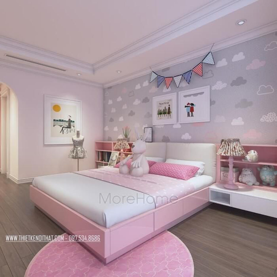 Mẫu thiết kế, trang trí phòng ngủ cho bé theo phong cách hiện đại